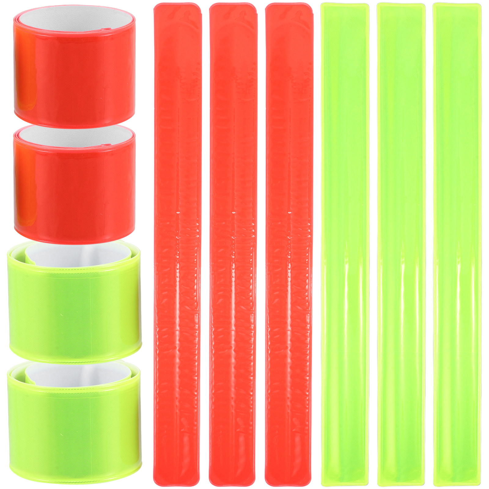Running Visibility Gear - 12 stuks reflecterende polsbanden, comfortabele verstelbare