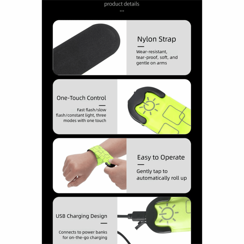 Batterijgevoede nachtlooparmba - Running Visibility Gear recensie en prijs