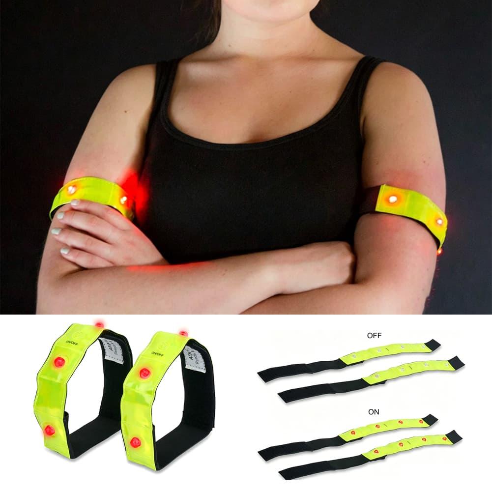LED-reflecterende armband met  - Running Visibility Gear recensie en prijs
