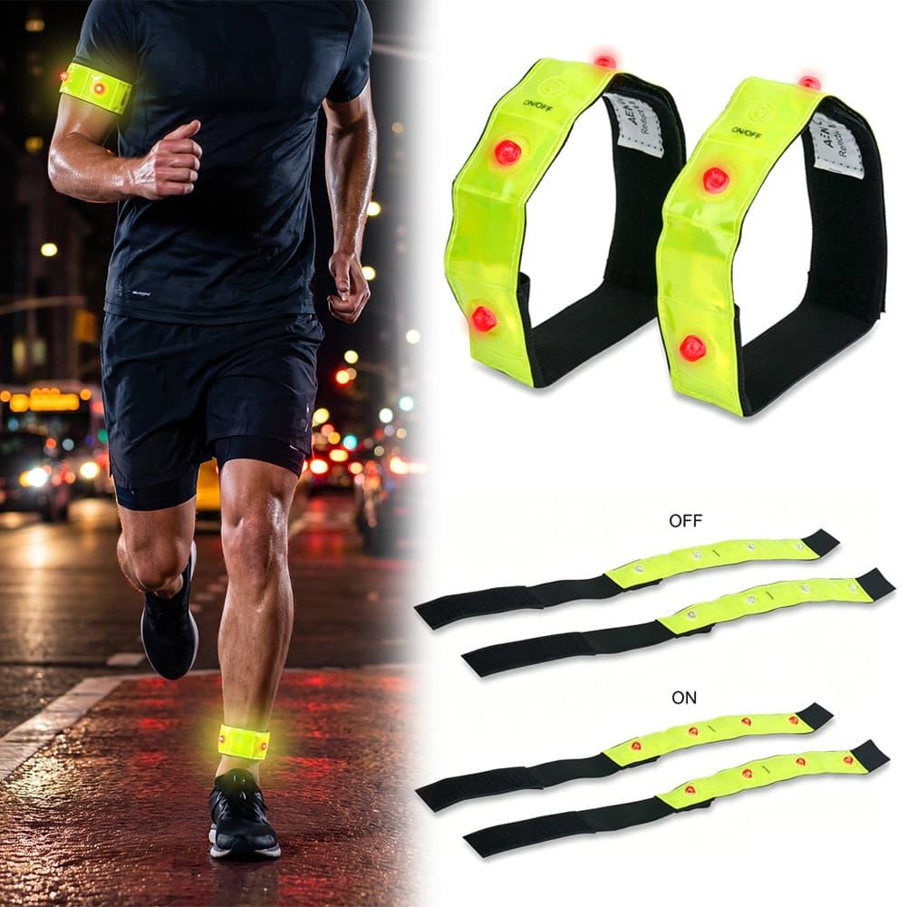 LED-reflecterende armband met  - Running Visibility Gear recensie en prijs