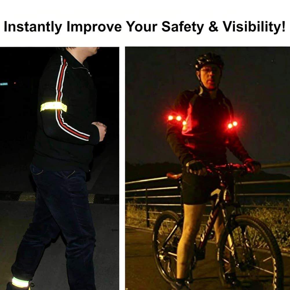 LED-reflecterende armband met  - Running Visibility Gear recensie en prijs