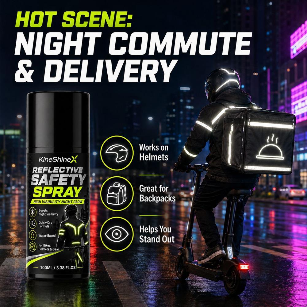 Reflecterende veiligheidsspray - Running Visibility Gear recensie en prijs